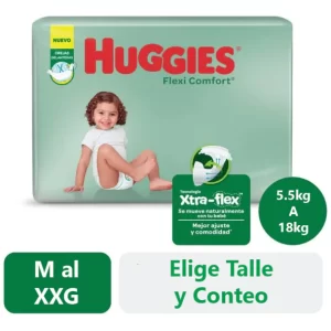 Huggies Xtra-Flex Flexi Comfort Pack Mensual