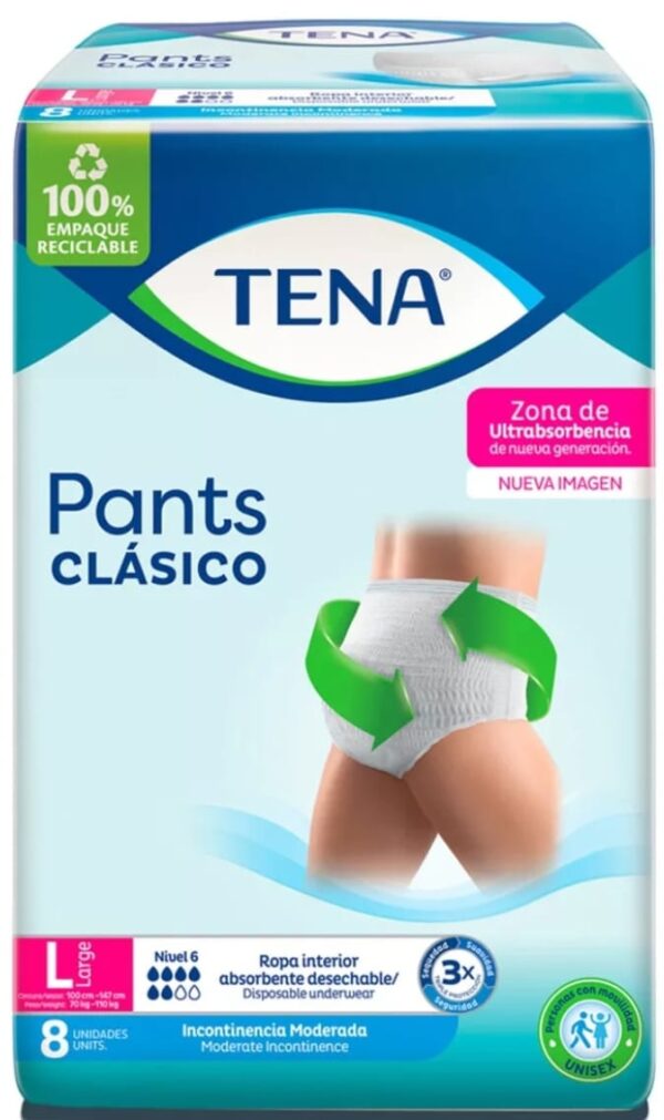Tena Pants Clásico x 8 - Imagen 2