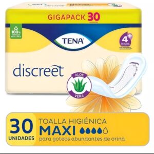 Tena discreet toalla higiènica MAXI x 30 unidades