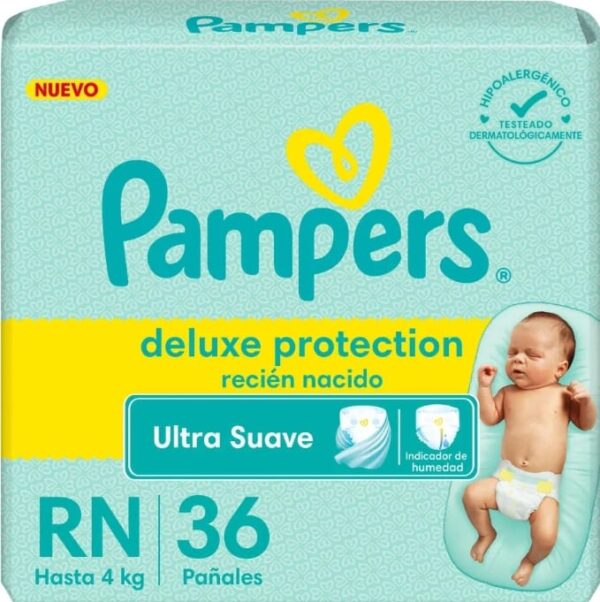Pampers deluxe protection RN hasta 4 kg